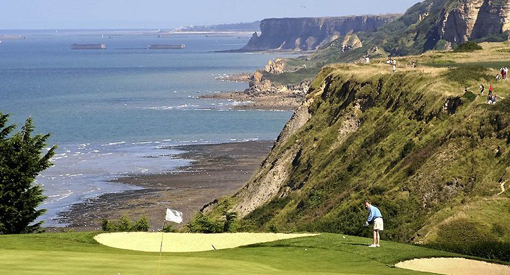 On Omaha Beach Golf Course, Normandy, France