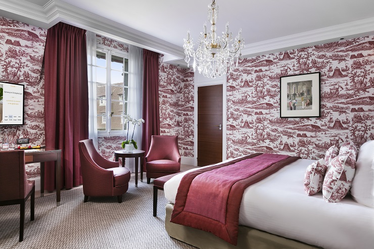 A double room at Normandy Barriere, Deauville , France