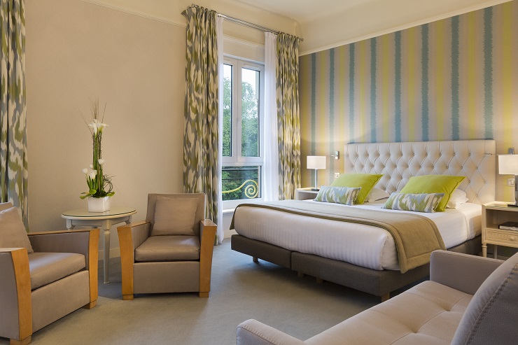 Attractive bedrooms at Hotel Barriere Le Westminster, Le Touquet, Northern France