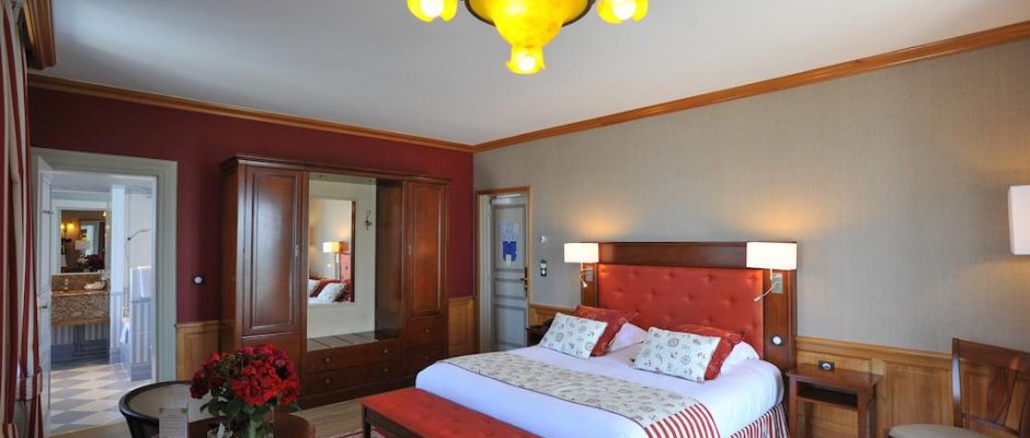 There are various categories of bedrooms at The Dormy House, Etretat. Normandy, France