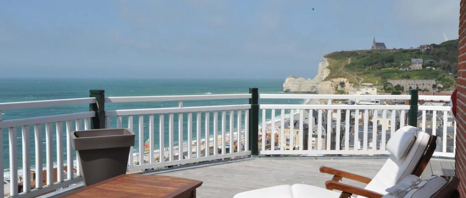 Enjoy stunning views from the Dormy House, Etretat, Normandy, France