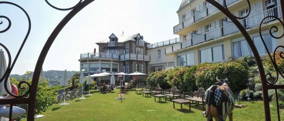 Exterior view of the Dormy House, Etretat, Normandy, France