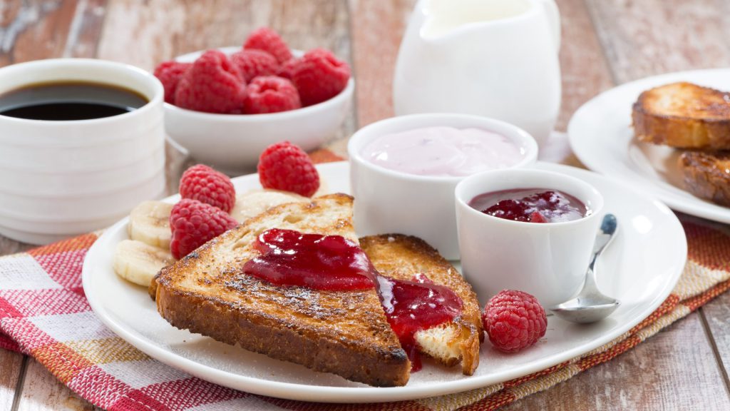 Enjoy breakfast at Hotel du Parc, Hardelot, France