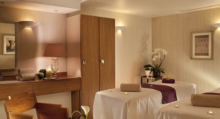 The spa at Auberge du Jeu de Paume, around Paris, France