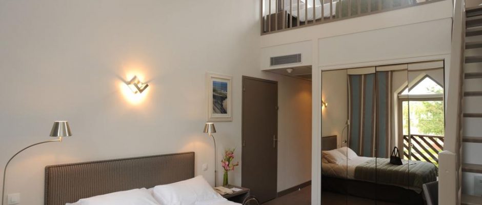 A Mezzanine room at the Holiday Inn, Le Touquet, Northern France