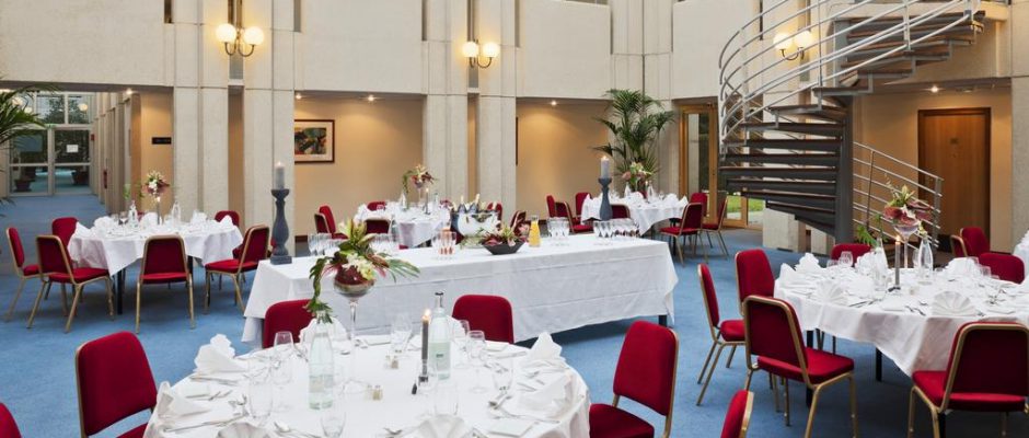 Conference dining at Holiday Inn, Le Touquet, Northern France