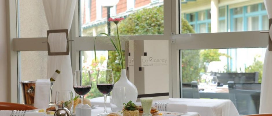 Fine dining at the Holiday Inn, Le Touquet, Northern France