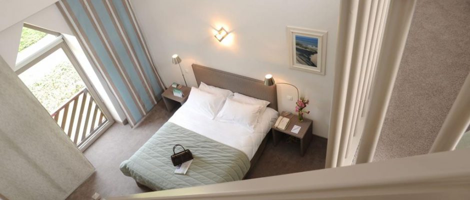 A mezzanine room at Holiday Inn, Le Touquet, Northern France