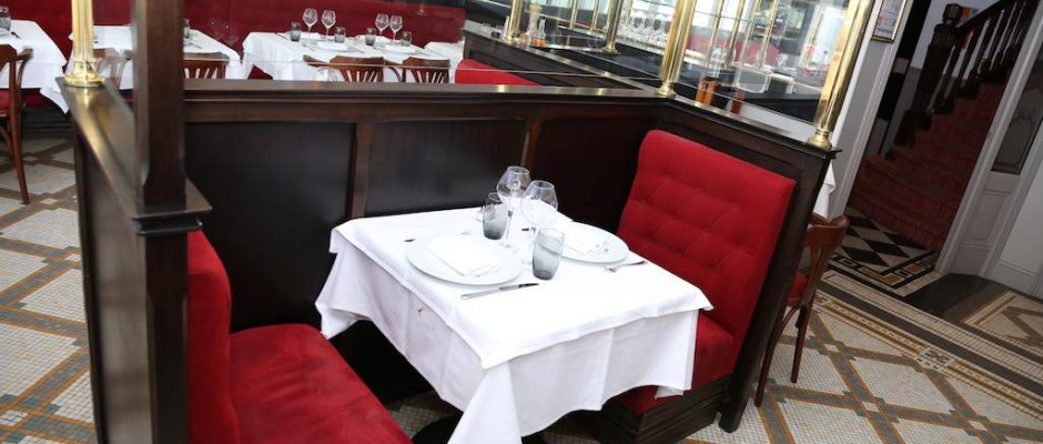 Dining at Hotel du Centre, Wimereux, Northern France