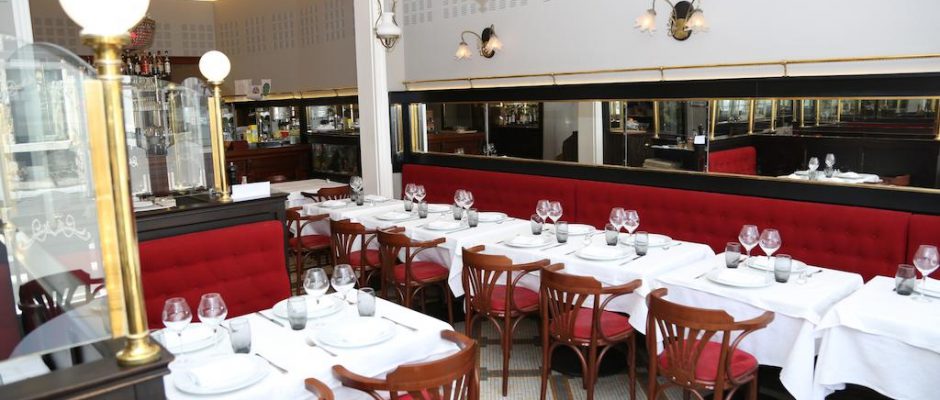 The excellent restaurant at Hotel du Centre, Wimereux, Northern France