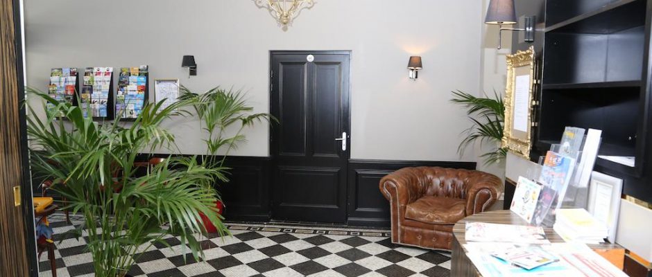 Reception at Hotel du Centre, Wimereux, Northern France