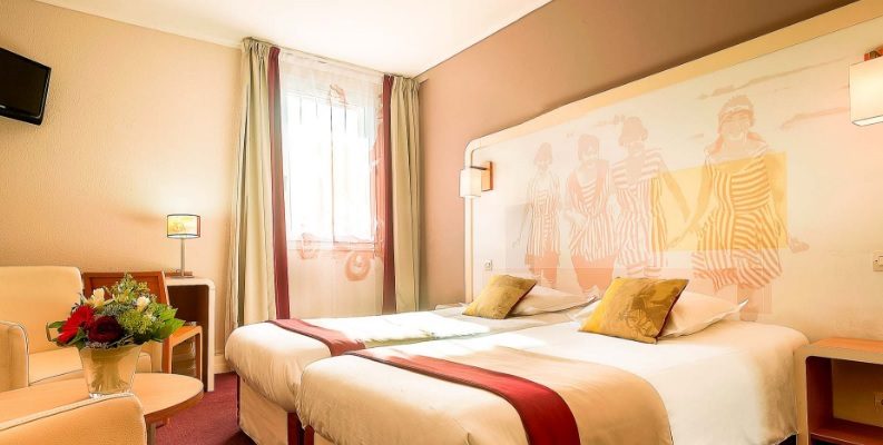 The Red Fox is a popular hotel in the centre of Le Touquet, Northern France
