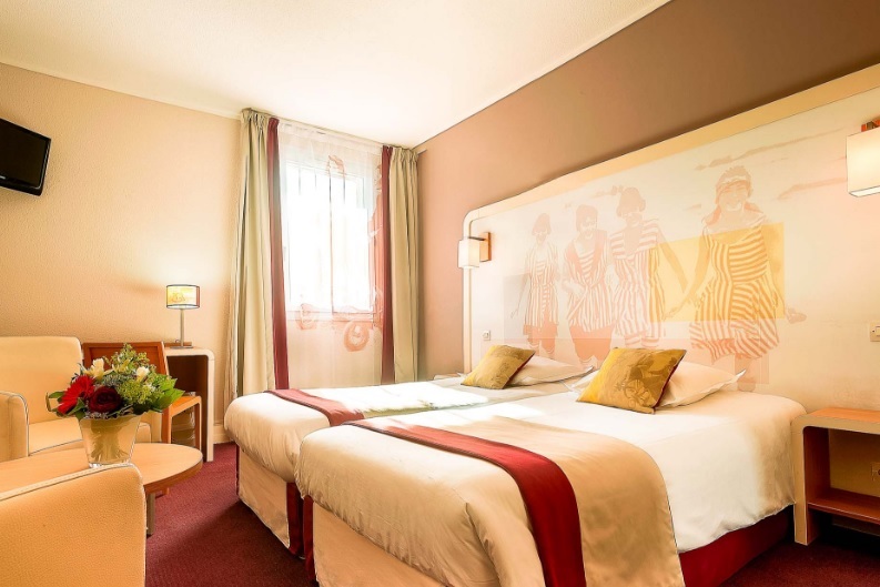 The Red Fox is a popular hotel in the centre of Le Touquet, Northern France