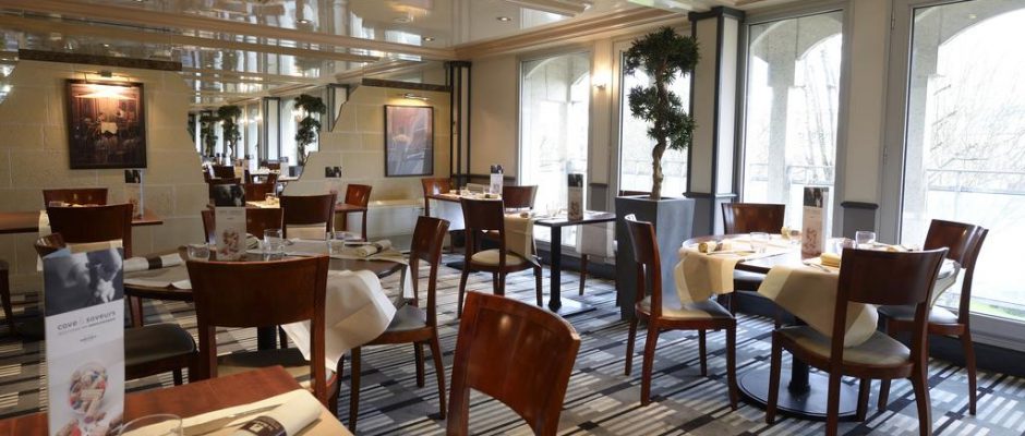 Dining at Mercure Champ de Mars, Rouen, Normandy, France