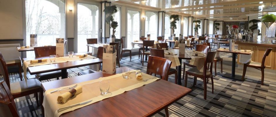 Dining at Mercure Champ de Mars, Rouen, Normandy, France
