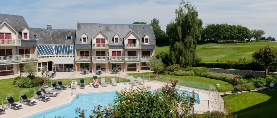 Relax outside at the Mercure Omaha Beach, Port en Bessin, Normany, France