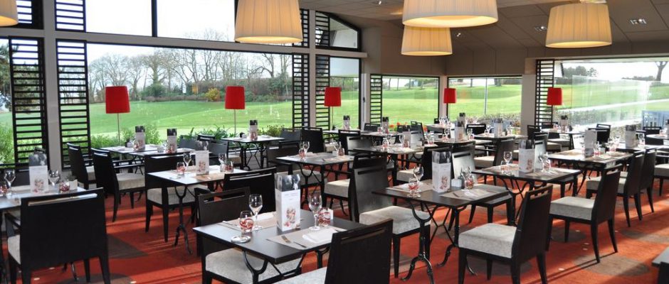 The restaurant at the Mercure Omaha Beach, Port en Bessin, Normany, France