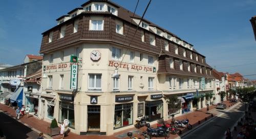 The exterior of the Red Fox hotel, Le Touquet, Northern France