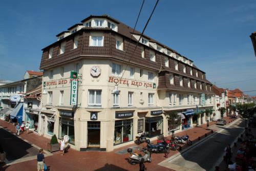 The exterior of the Red Fox hotel, Le Touquet, Northern France