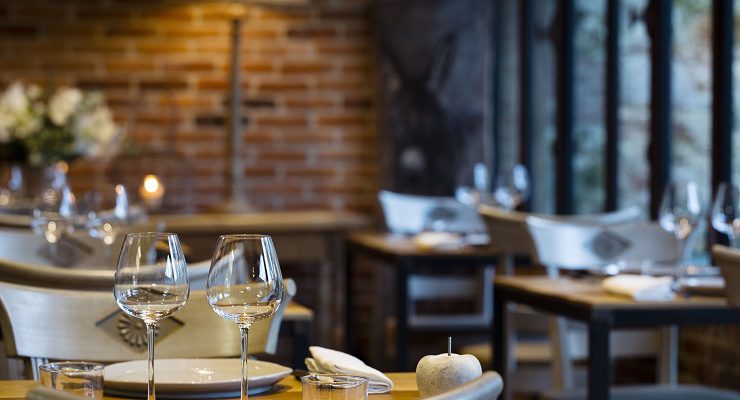 Dining at the Auberge de la Source, Honfleur, Normandy, France