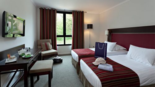 A double room at St Omer golf hotel, Northern France