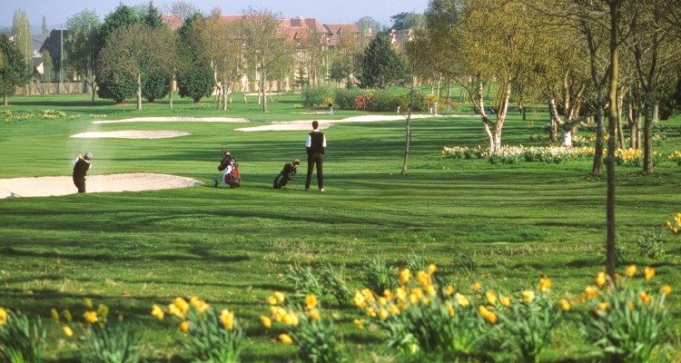On the blue course at New Golf Deauville, Normandy, France