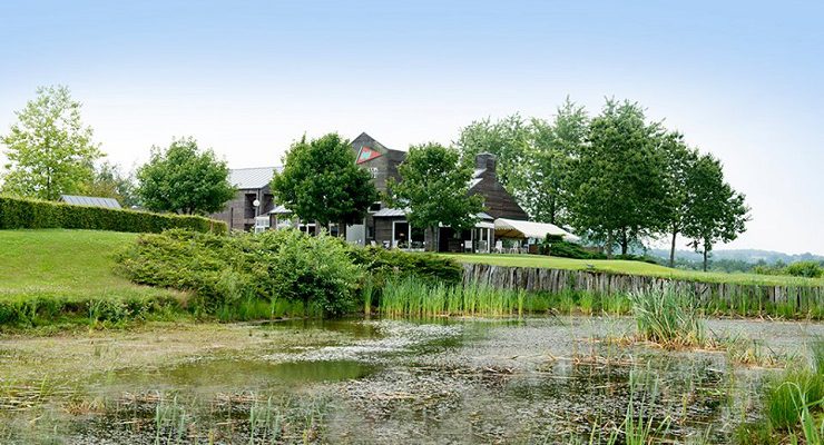 Rustic setting at Macon La Salle Golf Club, near Macon, north of Lyon, France