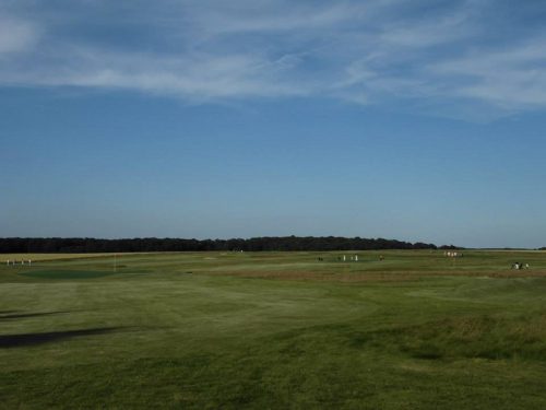 Wide open countryside at Les Vaucouleurs Golf Club, Normandy, France