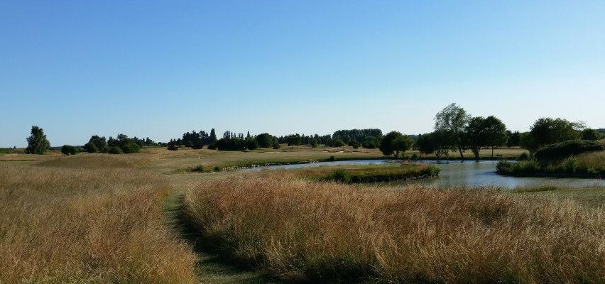 On to the next hole at La Riviere course, Vaucouleurs Golf Club, Normandy, France