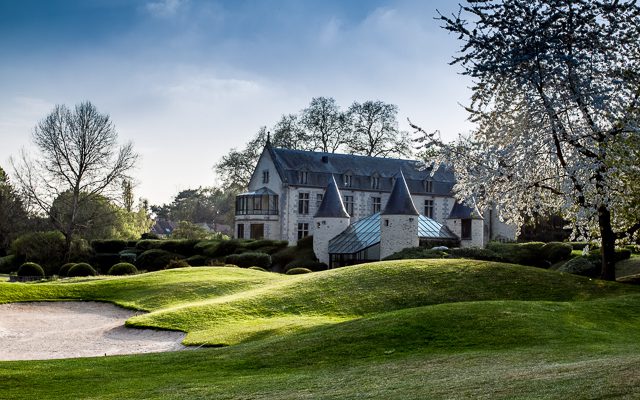 Heading in at Cely Golf Club near Paris, France