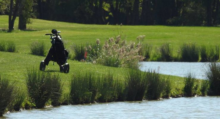 Watch out for the water at Margaux Golf Club, near Bordeaux, south west France