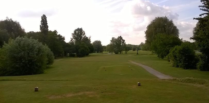 On the tee at Le Sart golf club, Lille, Northern France