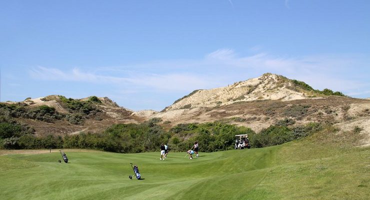 Stunning backdrop to Belle Dune golf club, Northern France