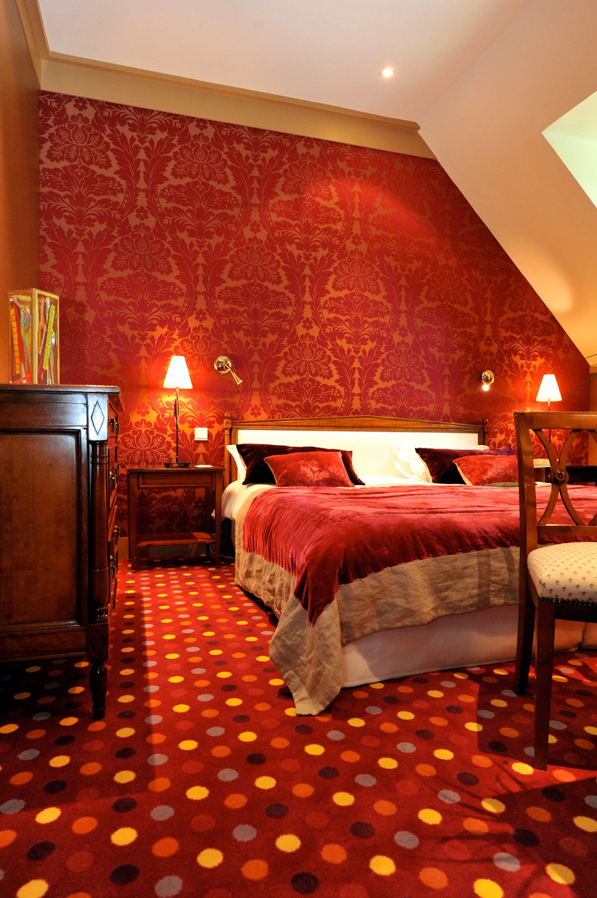 Club bedroom at Domaine de la Bretesche Golf and Spa Hotel, Brittany, France