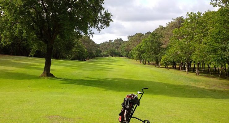 Ready to play at Archachon Golf Club, Bordeaux, south-west France