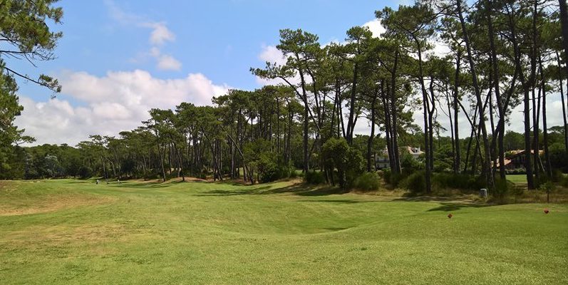 On the tee at Chiberta Golf Club, Biarritz, France