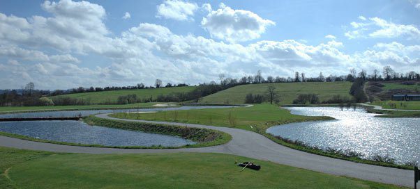 On the tee at L'Amiraute Golf Club, Deauville, France