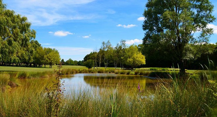 Water galore at La Commanderie Golf Club, near Macon, France