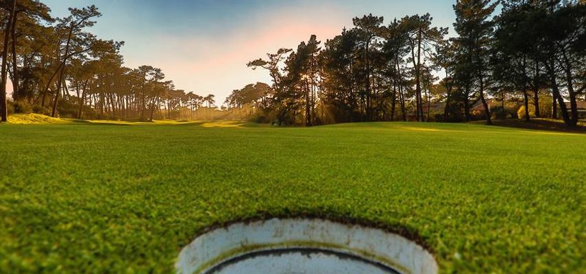 In the hole at Chiberta Golf Club, Biarritz, France