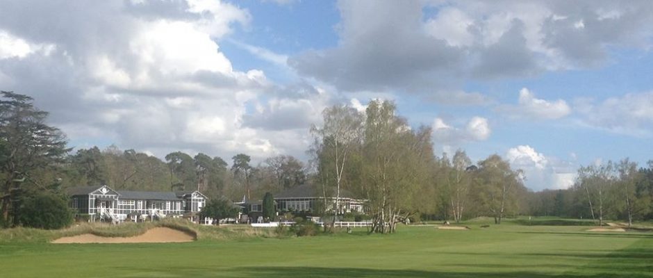 The vista from the clubhouse at Saint Germain Golf Club near Versailles, France