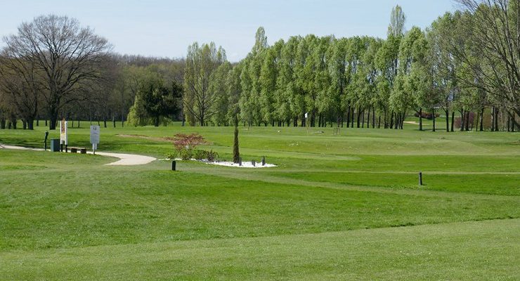 On the tee at La Commanderie Golf Club, near Macon, France