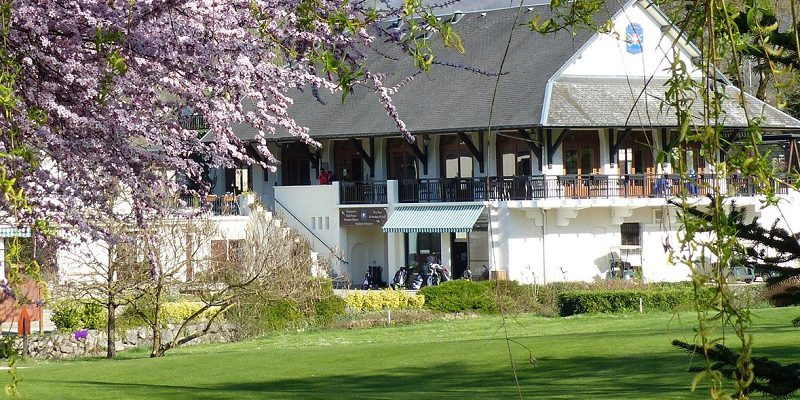 The clubhouse at Aix Les Bains Golf Club, Rhone Alps, France
