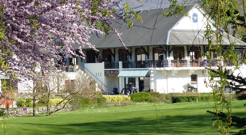The clubhouse at Aix Les Bains Golf Club, Rhone Alps, France