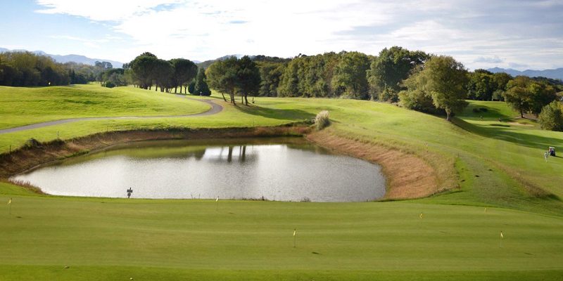 The practice green at Makila Golf Club, Biarritz, France