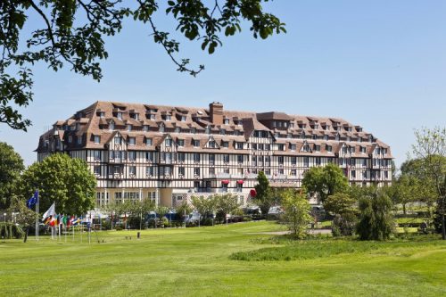 The exterior of Hotel du Golf Barriere, Deauville, France