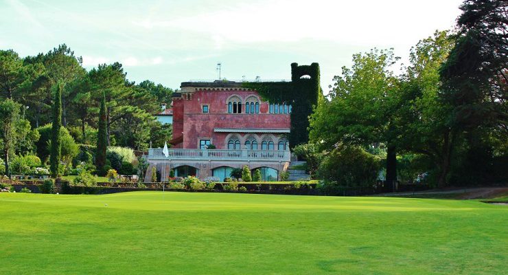 The eighteenth at Chiberta Golf Club, Biarritz, France