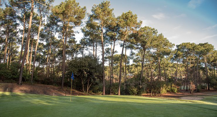 On the green at Lacanau Golf Club, near Bordeaux, France