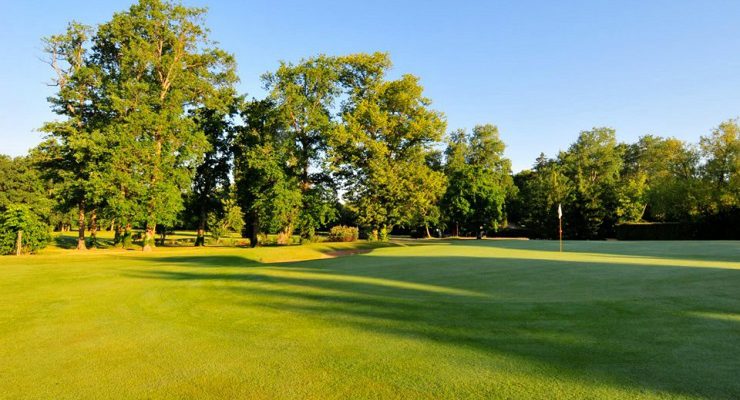 On the green at Orleans Donnery Golf Club, The Loire France
