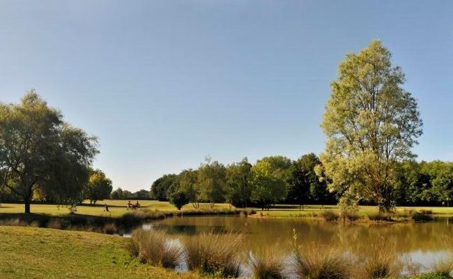 Over the water at La Commanderie Golf Club, near Macon, France