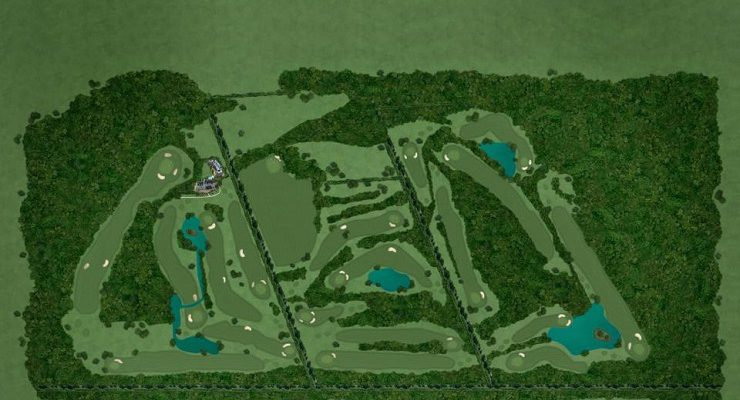 The layout at Sept Tours Golf Club, Loire, France